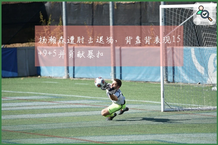 杨瀚森遭肘击退场，背靠背表现15+9+5并贡献暴扣